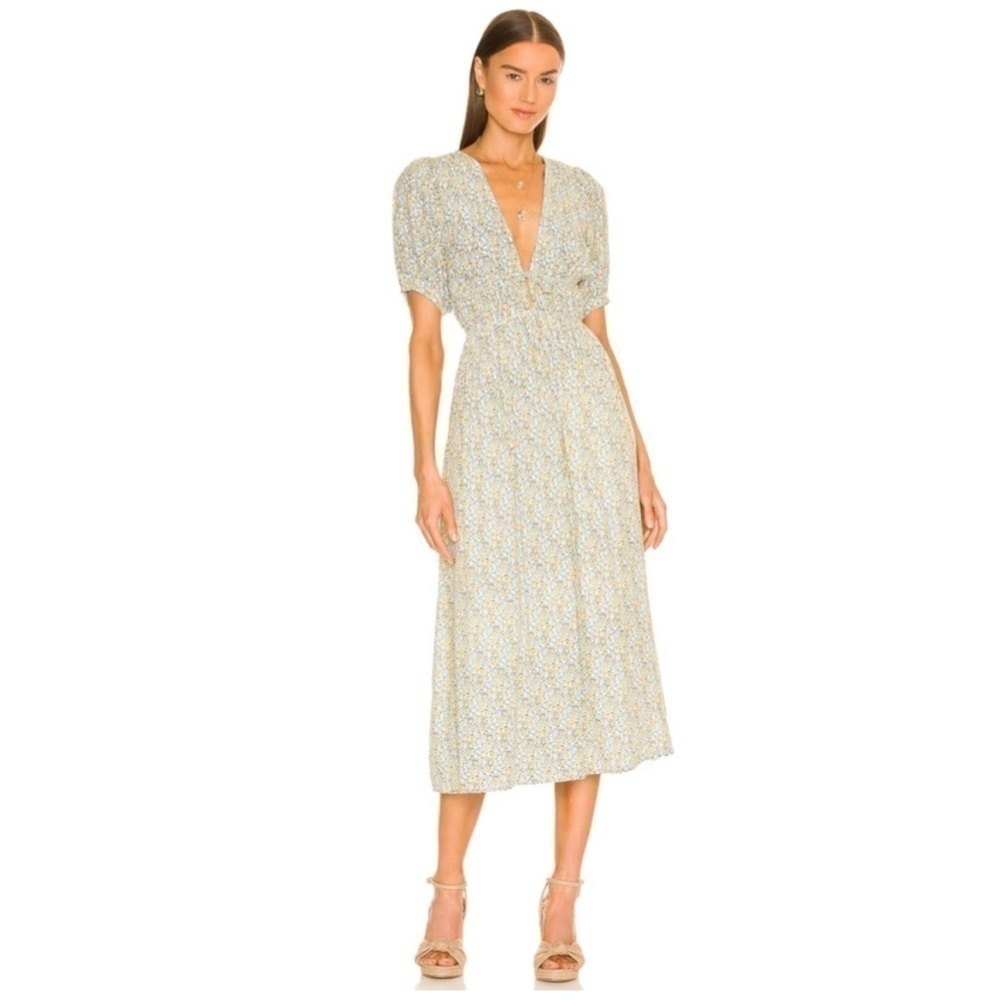Faithfull The Brand Patrinico Midi Dress Sabinosa Floral Print